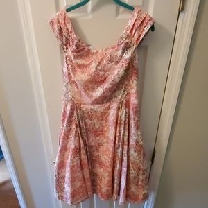 Modcloth Emily and fin off shoulder dress,